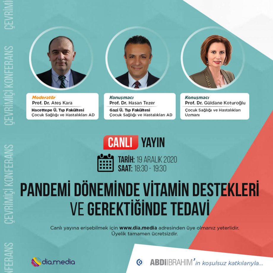 Pandemi Döneminde Vitamin Destekleri ve Gerektiğinde Tedavi