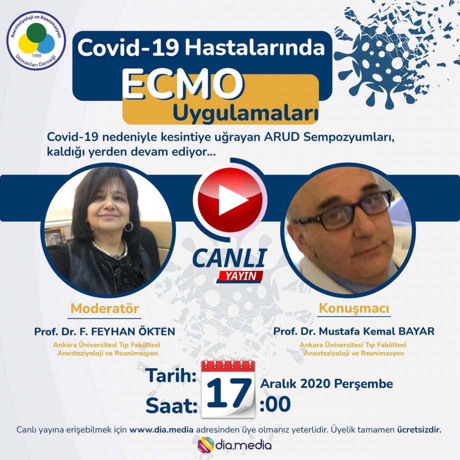 Covid-19 Hastalarında ECMO Uygulamaları